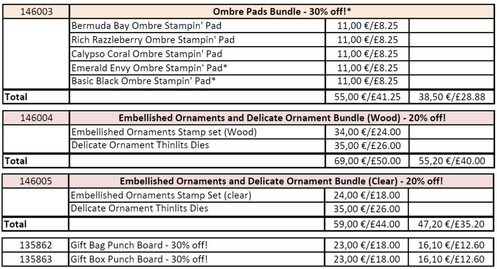 16 Items on Sale