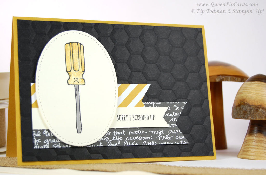 fabulous Hexagon Embossing Folder