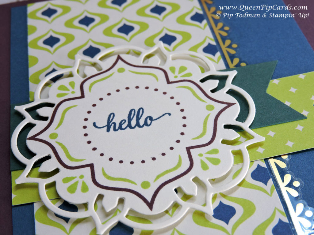 Eastern Palace Stamp-a-Stack Hello close