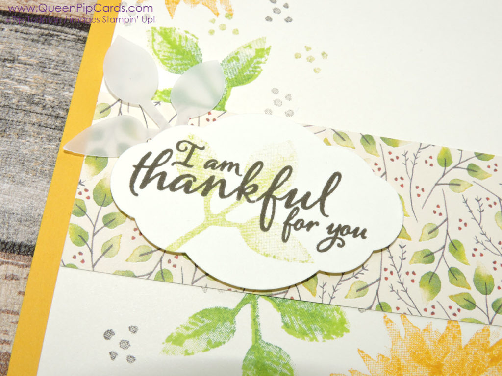 Sunny Sunflower Card with Painted Harvest C
