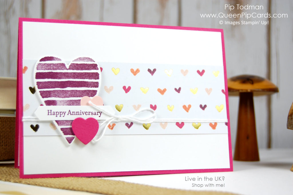 Alaska Here We Come with the Achievers hop. I love the Painted with Love DSP and Hearts Happiness set! Stampin' Up! products available to purchase from me! Pip Todman Crafty Coach & Stampin' Up! Demonstrator in the UK Queen Pip Cards www.queenpipcards.com Facebook: fb.me/QueenPipCards #queenpipcards #stampinup #papercraft #inspiringyourcreativity