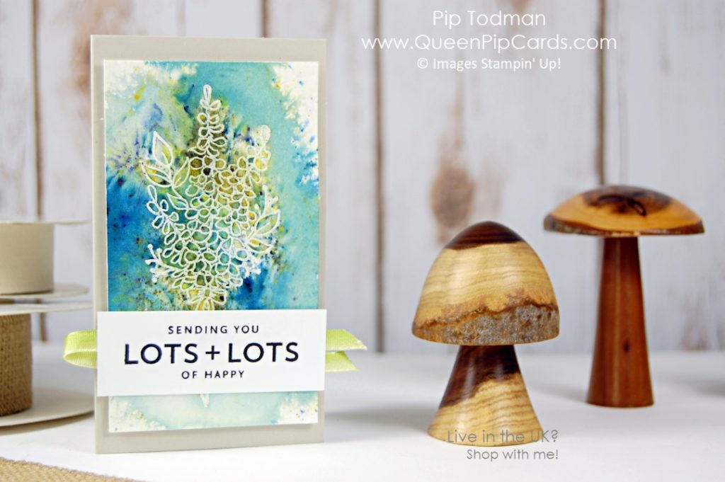 Introduction To Brushos by Queen Pip. Using Brushos to adhance the Lots of Happy Card Kit from Stampin' Up! Sale-a-bration Lots of Lavender is designed to coordinate too. Brusho Crystal Colours are fabulous for really getting arty with your card making. Pip Todman Crafty Coach & Stampin' Up! Top UK Demonstrator Queen Pip Cards www.queenpipcards.com Facebook: fb.me/QueenPipCards #queenpipcards #stampinup #papercraft #inspiringyourcreativity 