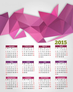 Abstract-Background-Calendar-2015-Vector