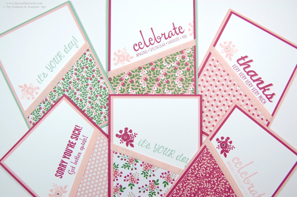 Simple Stamping Cards spread