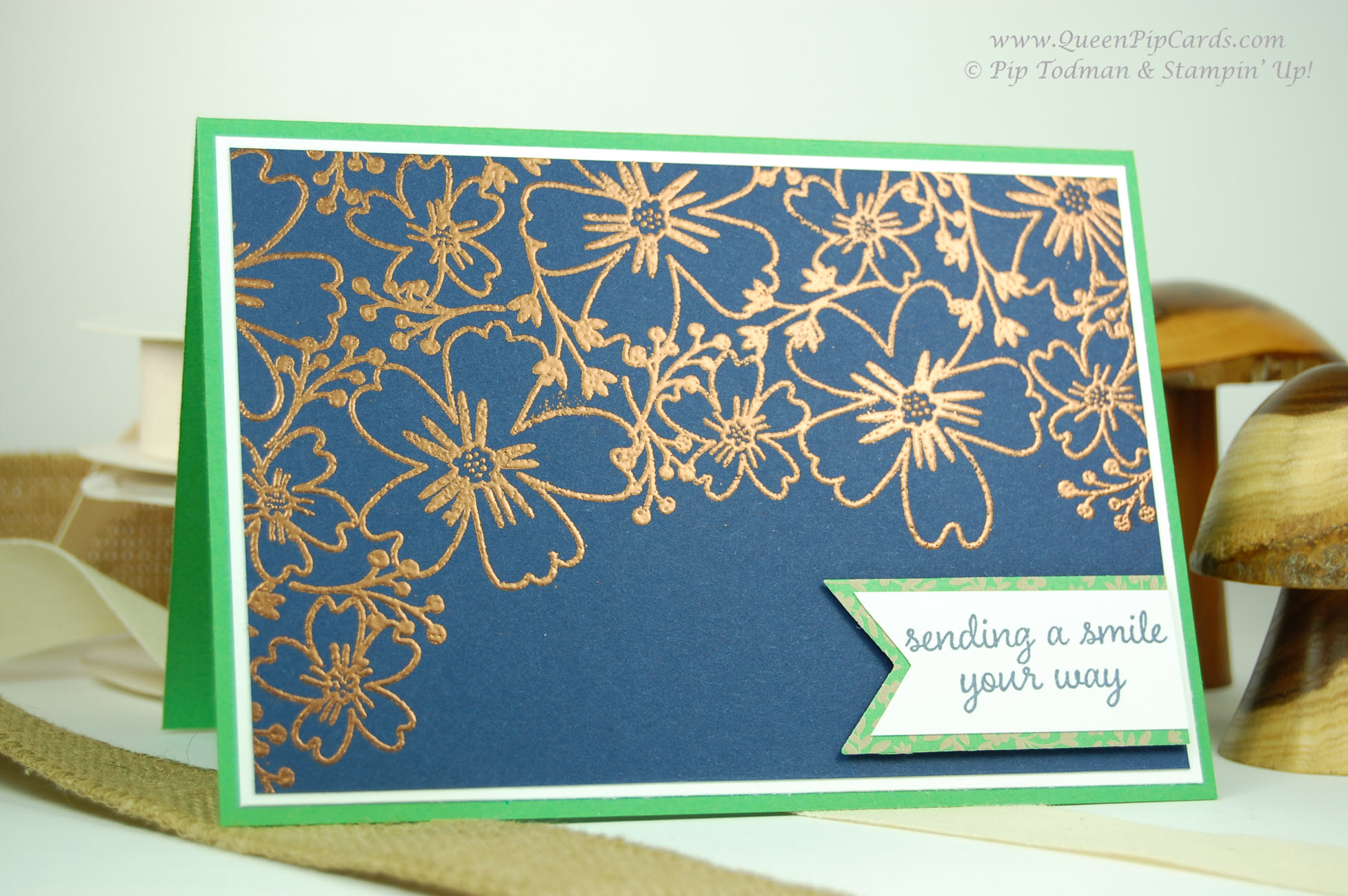 How To Use Embossing Powder - Queen Pip Cards