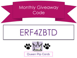 Monthly Giveaway Code