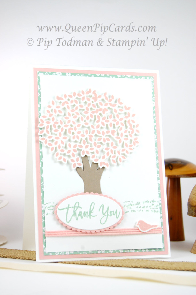 Stampin' Up! Thoughtful Branches Pink Blossom Tree Lrge