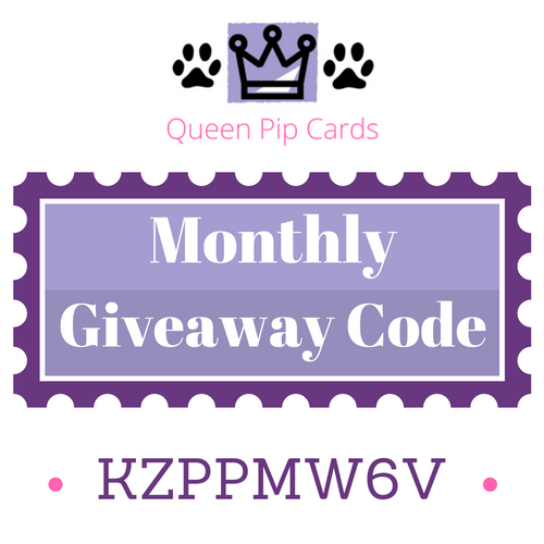 November Monthly Giveaway Code