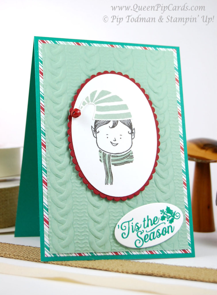 How to Use Cable Knit Embossing Folder Large image