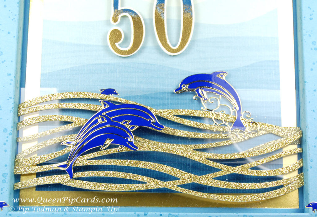 By The Shore 50Th Birthday Card - Queen Pip Cards