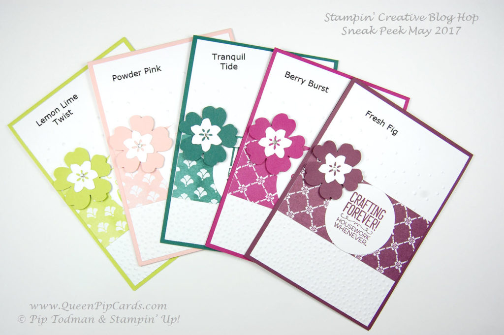 Stampin Creative Annual Catalogue Sneak Peek Hop fan