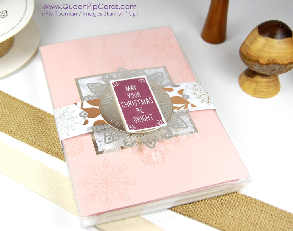 A Perfect Gift Box made easy with Acetate Boxes from Stampin' Up! and the glorious Year of Cheer Speciality Designer Series Paper! Pip Todman Crafty Coach & Stampin' Up! Demonstrator in the UK Queen Pip Cards www.queenpipcards.com Facebook: fb.me/QueenPipCards #queenpipcards #stampinup #papercraft #inspiringyourcreativity