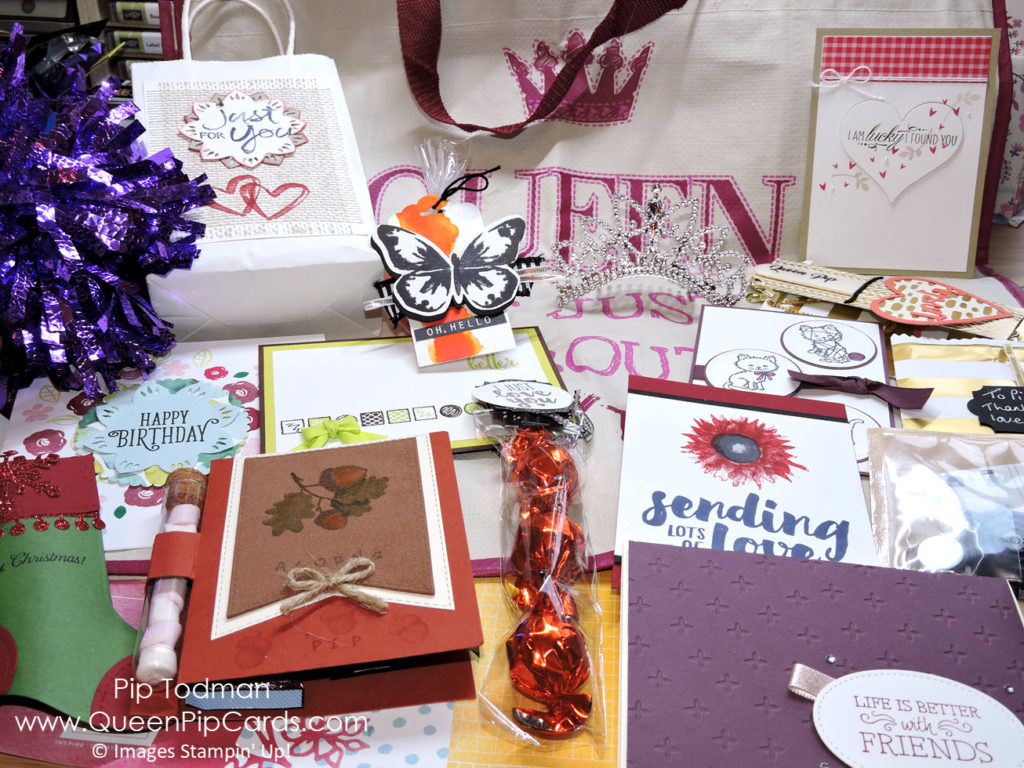 OnStage 2017 was amazing - all my pressies and swaps! Pip Todman Crafty Coach & Stampin' Up! Demonstrator in the UK Queen Pip Cards www.queenpipcards.com Facebook: fb.me/QueenPipCards #queenpipcards #stampinup #papercraft #inspiringyourcreativity 