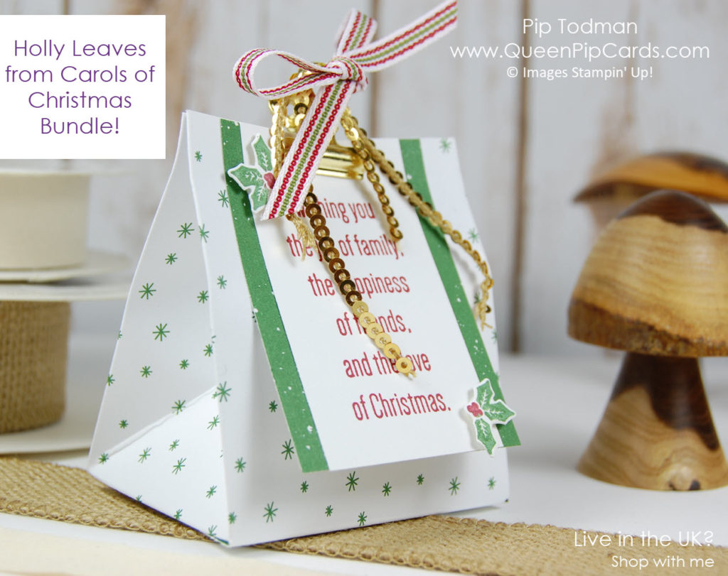 Step Into Christmas with the Stampin' Creative Blog Hop! Mini gift boxes and treat packaging. Pip Todman Crafty Coach & Stampin' Up! Demonstrator in the UK Queen Pip Cards www.queenpipcards.com Facebook: fb.me/QueenPipCards #queenpipcards #stampinup #papercraft #inspiringyourcreativity