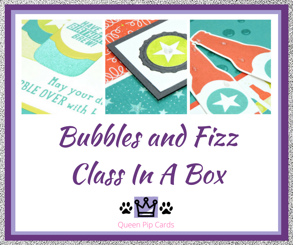 Bubbles and Fizz Class In A Box Sneak Peek! Come and join me for a private class in your own home! Pip Todman Crafty Coach & Stampin' Up! Top UK Demonstrator Queen Pip Cards www.queenpipcards.com Facebook: fb.me/QueenPipCards #queenpipcards #stampinup #ClassInABox #papercraft #inspiringyourcreativity 