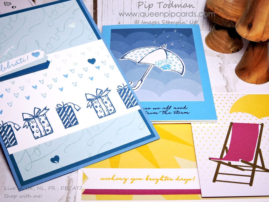 Weather Together April Showers with Stampin' Creative. This month's theme is April Showers and I wanted to use it to convey how much this design team means to me. We can weather anything together. That's what has inspired my designs this month. Pip Todman Crafty Coach & Stampin' Up! Top UK Demonstrator Queen Pip Cards www.queenpipcards.com Facebook: fb.me/QueenPipCards #queenpipcards #stampinup #papercraft #inspiringyourcreativity 