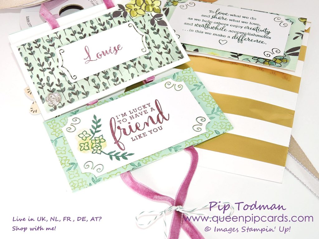 Alaska Achievers Share What You Love Home Decor project. Make a gift for a friend with these gorgeous products from Stampin' Up! Pip Todman Crafty Coach & Stampin' Up! Top UK Demonstrator Queen Pip Cards www.queenpipcards.com Facebook: fb.me/QueenPipCards #queenpipcards #inspiringyourcreativity #stampinup #papercraft