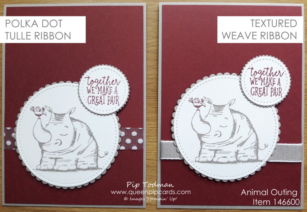 Ribbon and Embellishment Shares! Plus Animal Outing Cuteness! Sign up now and get all the ribbons and individual embellishments that are NEW in the 2018 Stampin' Up! catalogue! Pip Todman Crafty Coach & Stampin' Up! Top UK Demonstrator Queen Pip Cards www.queenpipcards.com Facebook: fb.me/QueenPipCards #queenpipcards #inspiringyourcreativity #stampinup #papercraft 