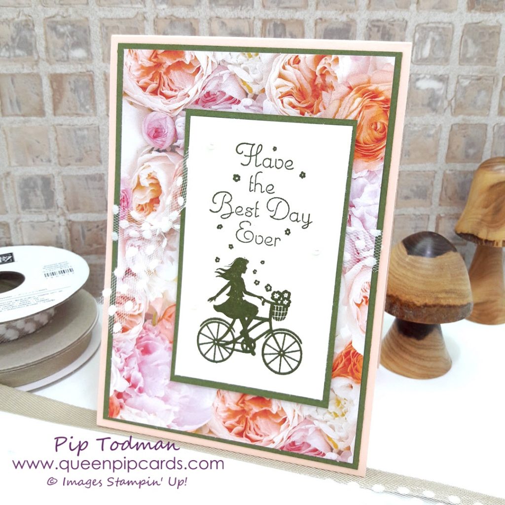 Have The Best Day Ever with Stampin' Up!'s One For All stamp set from Stampin' Up! I've created a delicate, feminine, wedding or birthday card. CASED from Ronda Wade. This set is so versatile, here I've paired it with Petal Promenade papers and the coordinating card stock! All Stampin' Up! products are / will be available from my online store here: http://bit.ly/QPCShop Pip Todman Crafty Coach & Stampin' Up! Top UK Demonstrator Queen Pip Cards www.queenpipcards.com Facebook: fb.me/QueenPipCards #queenpipcards #simplystylish #inspiringyourcreativity #stampinup #papercraft 