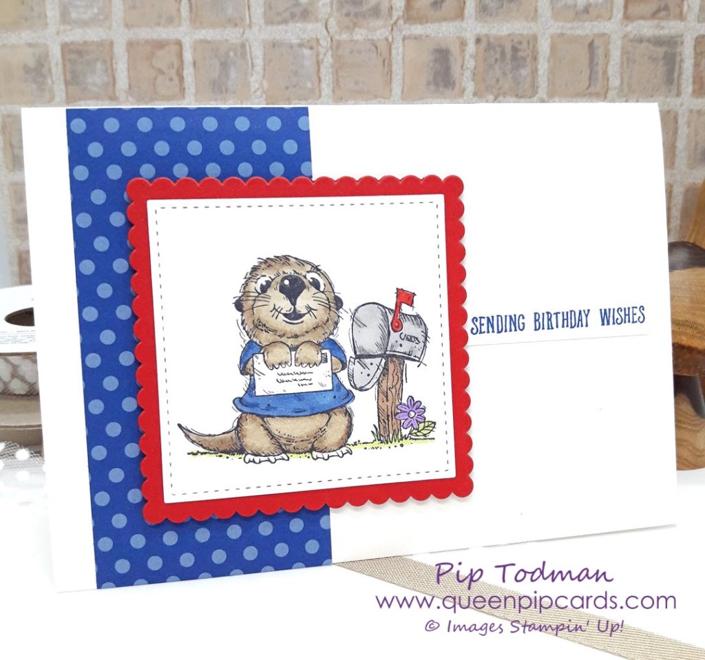 Otterly Gorgeous Postcard Pals!! I'm loving the Otter from Postcard Pals! And the Platypus and the Pelican! So much to love, so quirky and unique! Stand out from the crowd with these stamps! All Stampin' Up! products are / will be available from my online store here: http://bit.ly/QPCShop Pip Todman Crafty Coach & Stampin' Up! Top UK Demonstrator Queen Pip Cards www.queenpipcards.com Facebook: fb.me/QueenPipCards #queenpipcards #simplystylish #inspiringyourcreativity #stampinup #papercraft 