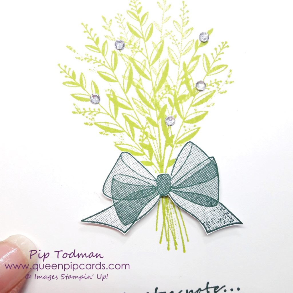 Simple Note Card With Wishing You Well can look so stunning in it's simplicity. With the amazing new Distinktive stamps from Stampin' Up! you can great gauzy bows suitable for any occassion! All Stampin' Up! products are / will be available from my online store here: http://bit.ly/QPCShop Pip Todman Crafty Coach & Stampin' Up! Top UK Demonstrator Queen Pip Cards www.queenpipcards.com Facebook: fb.me/QueenPipCards #queenpipcards #simplystylish #inspiringyourcreativity #stampinup #papercraft 