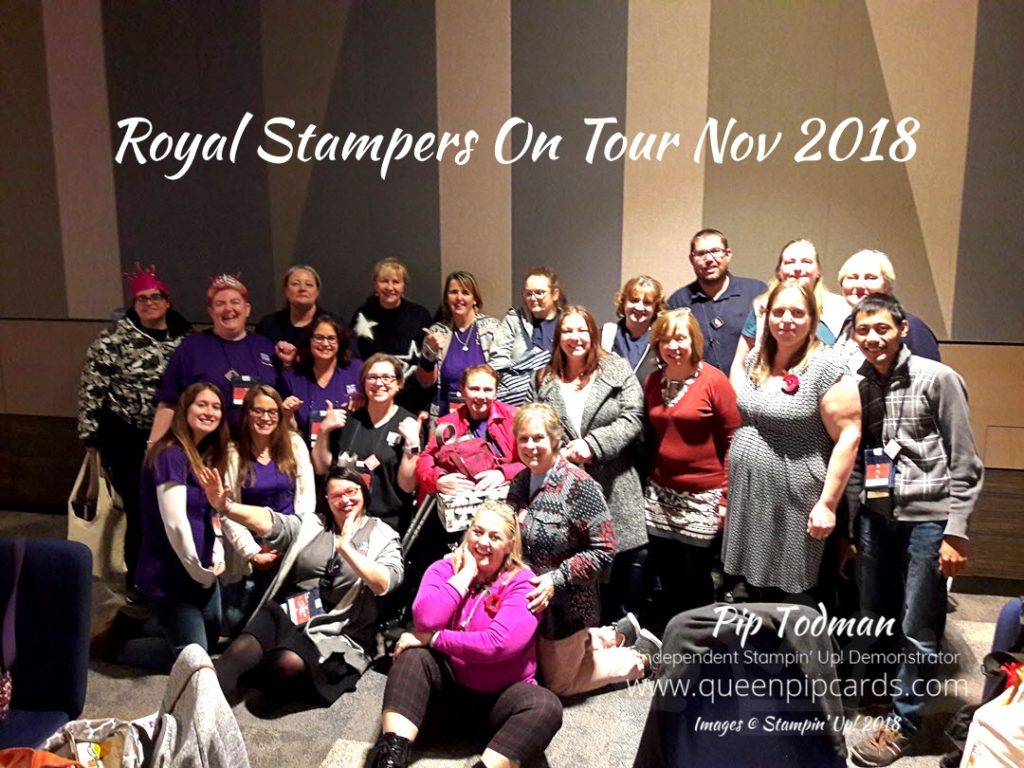 Royal Stampers On Tour At OnStage Nov 2018! Wonderful fun, friendship and craft products! All the best ingredients for a fabulous life! All Stampin' Up! products are / will be available from my online store here: http://bit.ly/QPCShop Pip Todman Crafty Coach & Stampin' Up! Top UK Demonstrator Queen Pip Cards www.queenpipcards.com Facebook: fb.me/QueenPipCards #queenpipcards #simplystylish #inspiringyourcreativity #stampinup #papercraft 