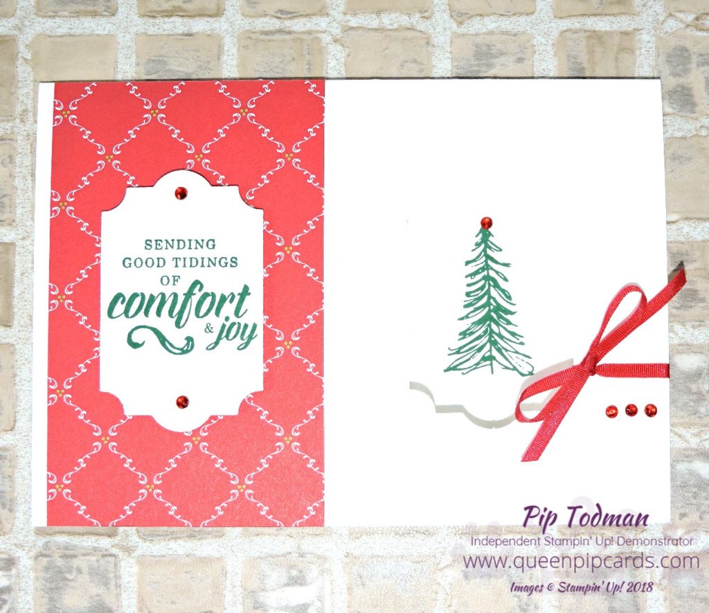 Simple Aperture Christmas Card is today's project and video too! How to make a simple aperture card when you don't have a Big Shot or die cutting machine! #simplestamping project! All Stampin' Up! products are / will be available from my online store here: http://bit.ly/QPCShop Pip Todman Crafty Coach & Stampin' Up! Top UK Demonstrator Queen Pip Cards www.queenpipcards.com Facebook: fb.me/QueenPipCards #queenpipcards #simplystylish #inspiringyourcreativity #stampinup #papercraft 