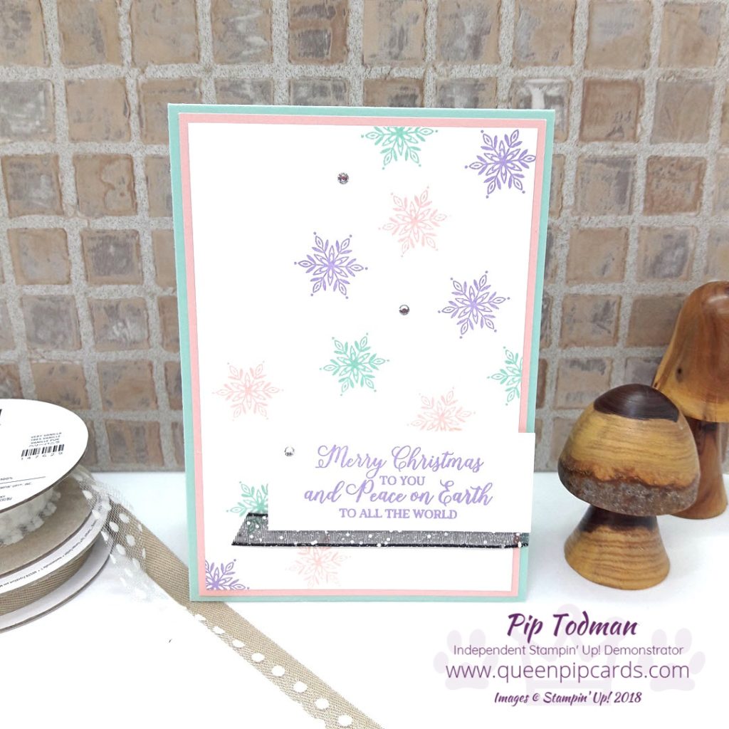 Snowflake Overload is on the cards this week! Literally! I have no excuses and I'm not sorry. I love snowflakes and especially the Snow is Glistening stamp set, so get ready for a week of snowflakes! These cards are really so quick and easy to make with limited supplies. Which you can purchase from me in my shop. All Stampin' Up! products are / will be available from my online store here: http://bit.ly/QPCShop Pip Todman Crafty Coach & Stampin' Up! Top UK Demonstrator Queen Pip Cards www.queenpipcards.com Facebook: fb.me/QueenPipCards #queenpipcards #simplystylish #inspiringyourcreativity #stampinup #papercraft 
