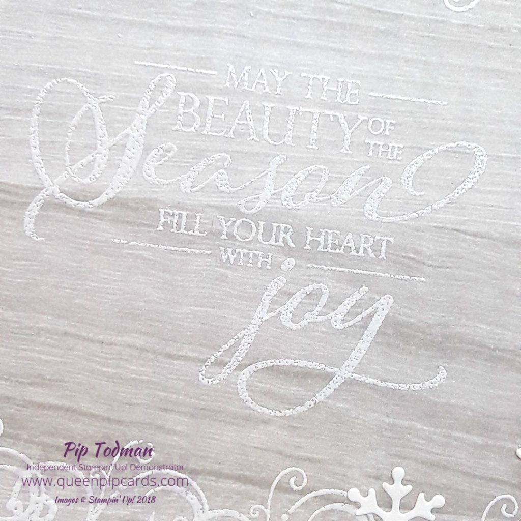 White Christmas Card Idea with the Stampin' Creative Blog Hop team! Yes today we are sharing our love of all things White and Christmas! This card embraces both using the wonderful Merry Christmas To All stamp set along with some sneaky Snowfall Thinlit die snowflakes! All Stampin' Up! products are / will be available from my online store here: http://bit.ly/QPCShop Pip Todman Crafty Coach & Stampin' Up! Top UK Demonstrator Queen Pip Cards www.queenpipcards.com Facebook: fb.me/QueenPipCards #queenpipcards #simplystylish #inspiringyourcreativity #stampinup #papercraft 