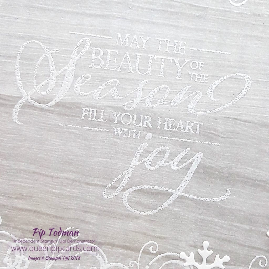 White Christmas Card Idea with the Stampin' Creative Blog Hop team! Yes today we are sharing our love of all things White and Christmas! This card embraces both using the wonderful Merry Christmas To All stamp set along with some sneaky Snowfall Thinlit die snowflakes! All Stampin' Up! products are / will be available from my online store here: http://bit.ly/QPCShop Pip Todman Crafty Coach & Stampin' Up! Top UK Demonstrator Queen Pip Cards www.queenpipcards.com Facebook: fb.me/QueenPipCards #queenpipcards #simplystylish #inspiringyourcreativity #stampinup #papercraft 