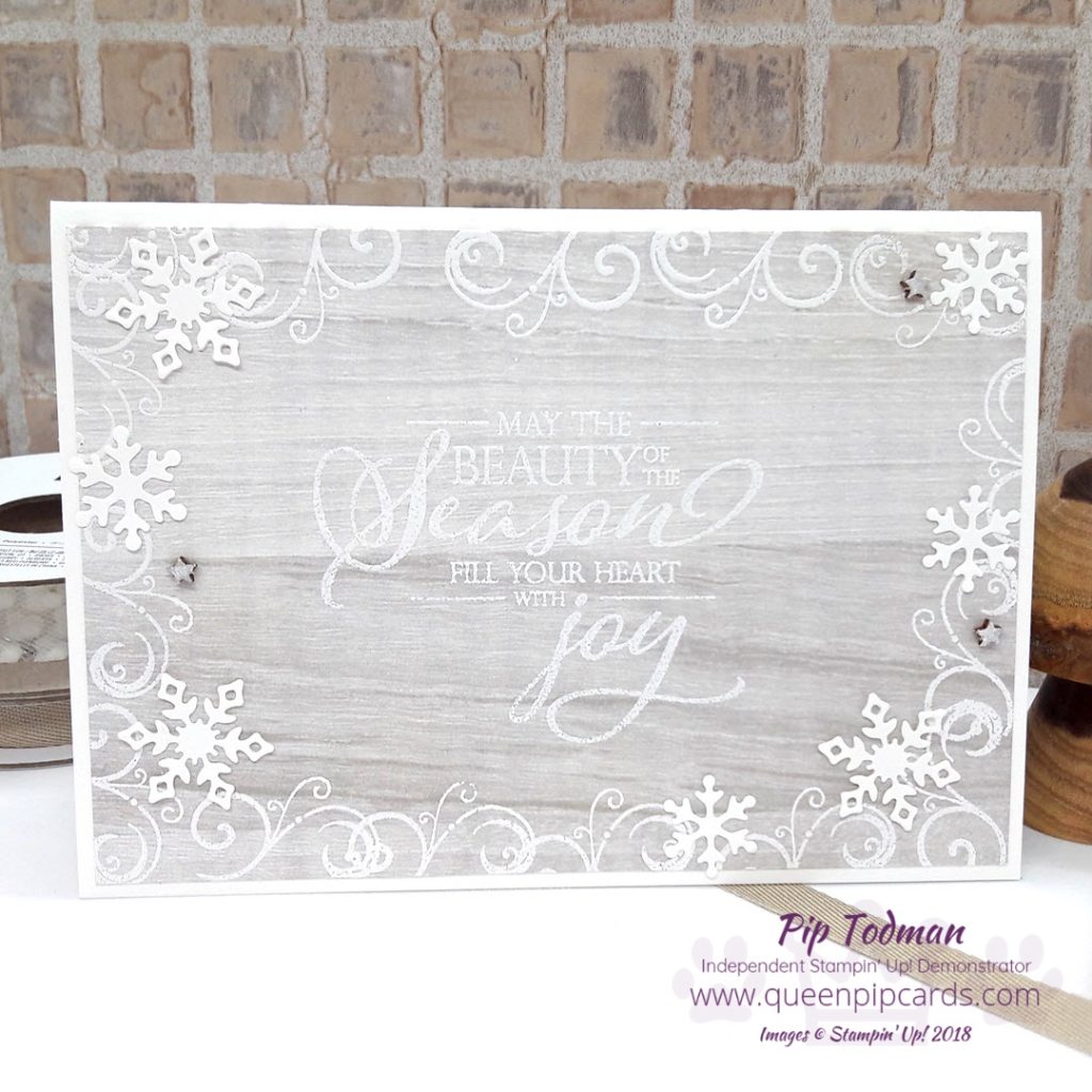 White Christmas Card Idea with the Stampin' Creative Blog Hop team! Yes today we are sharing our love of all things White and Christmas! This card embraces both using the wonderful Merry Christmas To All stamp set along with some sneaky Snowfall Thinlit die snowflakes! All Stampin' Up! products are / will be available from my online store here: http://bit.ly/QPCShop Pip Todman Crafty Coach & Stampin' Up! Top UK Demonstrator Queen Pip Cards www.queenpipcards.com Facebook: fb.me/QueenPipCards #queenpipcards #simplystylish #inspiringyourcreativity #stampinup #papercraft 