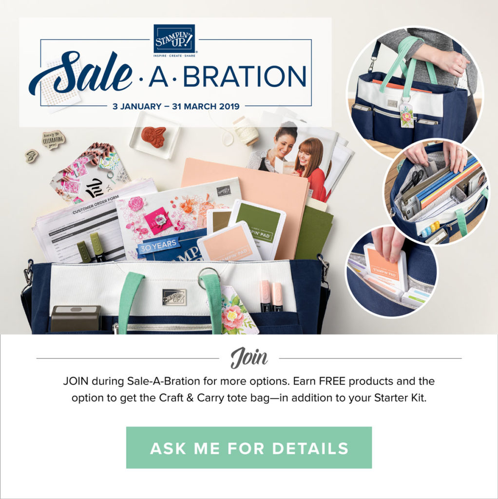 Join, Shop or Host - Sale-a-bration is all about rewarding YOU in Stampin' Up's biggest Sale of the year! All Stampin' Up! products are / will be available from my online store here: http://bit.ly/QPCShop Pip Todman Crafty Coach & Stampin' Up! Top UK Demonstrator Queen Pip Cards www.queenpipcards.com Facebook: fb.me/QueenPipCards #queenpipcards #simplystylish #inspiringyourcreativity #stampinup #simplestamping #papercraft 