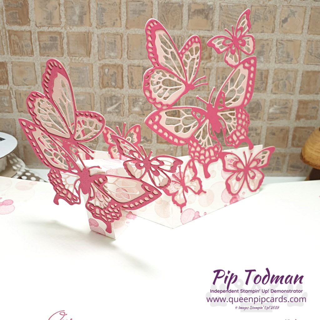 Flying Away With Beauty Abounds in my Pop Up Butterfly card design. I saw these dies and straight away I wanted to make a pop up card. All Stampin' Up! products are / will be available from my online store here: http://bit.ly/QPCShop Pip Todman Crafty Coach & Stampin' Up! Top UK Demonstrator Queen Pip Cards www.queenpipcards.com Facebook: fb.me/QueenPipCards #queenpipcards #simplystylish #inspiringyourcreativity #stampinup #simplestamping #papercraft 