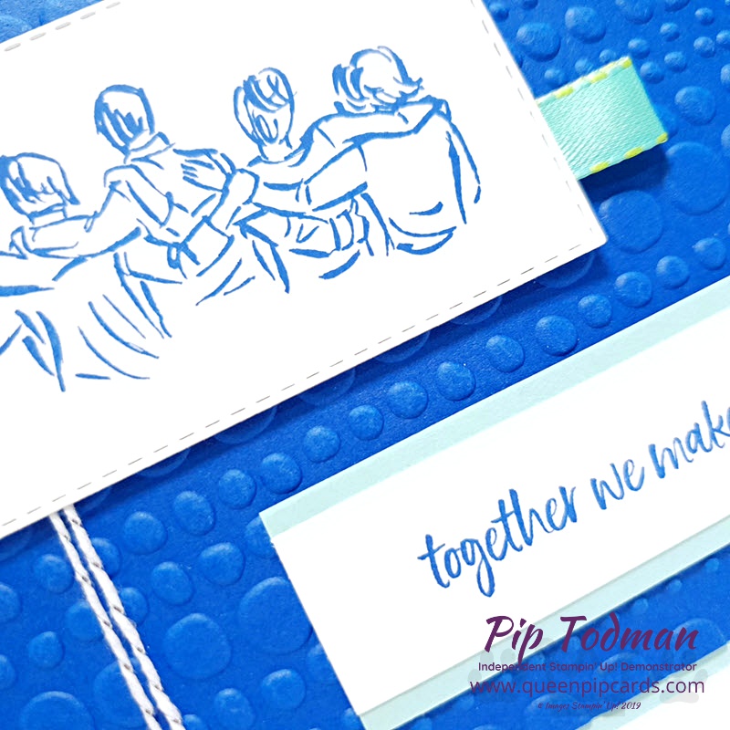 Making a Difference with the Greek Isles Blog Hop. Artfully Aware is great for team building images and sentiments. Shop my online store here: http://bit.ly/QPCShop Pip Todman www.queenpipcards.com #queenpipcards #simplystylish #stampinup #simplestamping #papercraft 