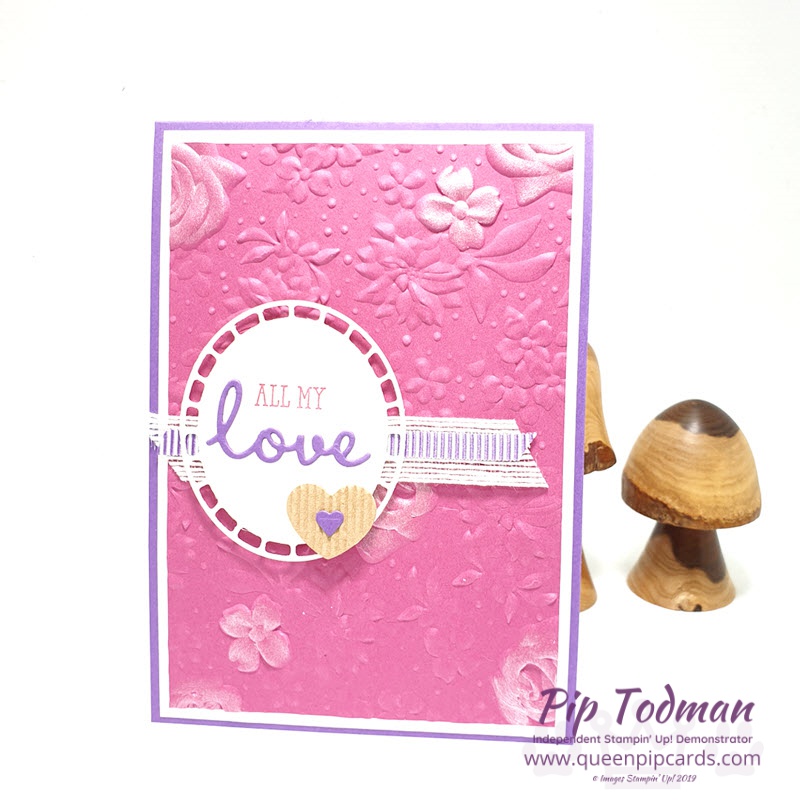 Country Floral card idea for today's Greek Isles Achievers Blog Hop! Love this folder so much! Shop my online store here: http://bit.ly/QPCShop Pip Todman www.queenpipcards.com #queenpipcards #simplystylish #stampinup #simplestamping #papercraft 