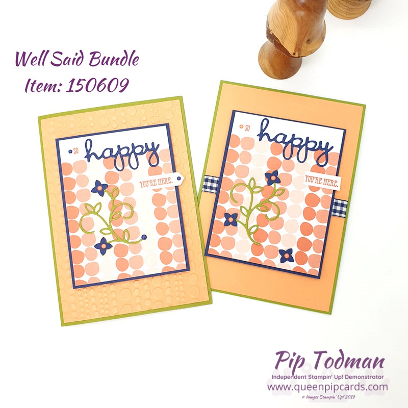 Happy Card ideas for International Happiness Day! You can't help but smile with these gorgeous cards and swirly words! Watch the video for all my tips! Shop my online store here: http://bit.ly/QPCShop Pip Todman www.queenpipcards.com #queenpipcards #simplystylish #stampinup #simplestamping #papercraft 