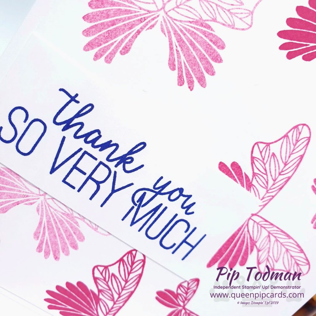 All A Flutter With Butterfly Gala is today's #simplestamping card design. Just stamps, ink and paper. Stamp the butterflies with multiple impressions for depth. Pip Todman www.queenpipcards.com Stampin' Up! Independent Demonstrator UK