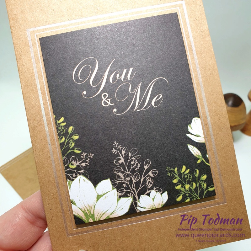 Anniversary Mini Album Card for my hubby. It's really easy with the memories and more cards and packs. Pip Todman www.queenpipcards.com Stampin' Up! Independent Demonstrator UK