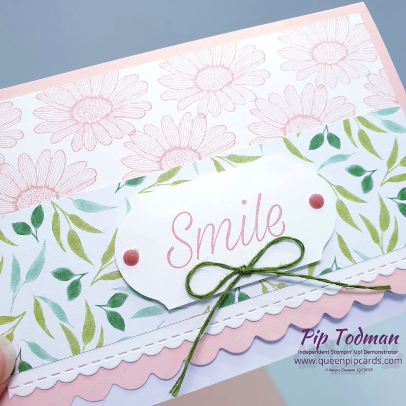 Daisy Lane makes me Smile everyday! Especially with a FREE tutorial available when you grab the bundle from me! Pip Todman www.queenpipcards.com Stampin' Up! Independent Demonstrator UK 