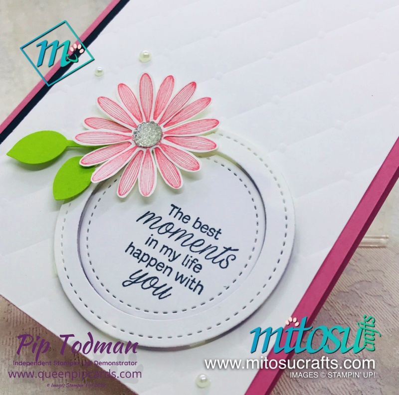 Daisy Lane stamp set ideas, FREE tutorial with purchase, Bonus Days and new Extra, Extra joining offer! WOW Pip Todman www.queenpipcards.com Stampin' Up! Independent Demonstrator UK 