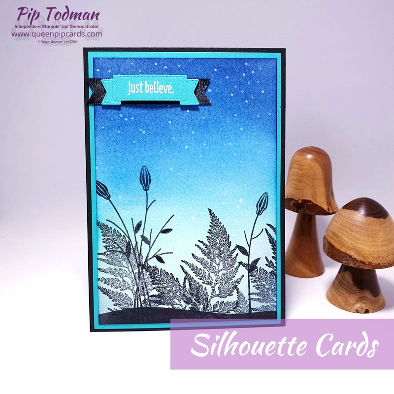 Easy Silhouettes With The Stamparatus is today's video topic. Make some magical and ethereal cards with this easy technique. Pip Todman www.queenpipcards.com Stampin' Up! Independent Demonstrator UK 