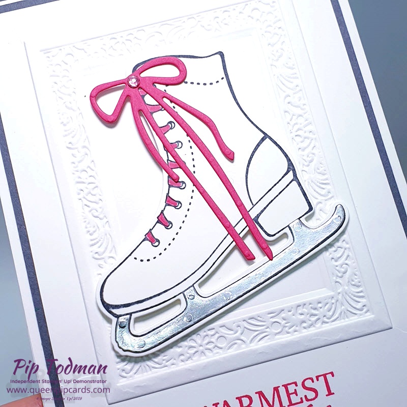 Heirloom Frames and Ice Skates what do they have in common? They're both beautiful and available from me for your Christmas crafting!! Pip Todman www.queenpipcards.com Stampin' Up! Independent Demonstrator UK 