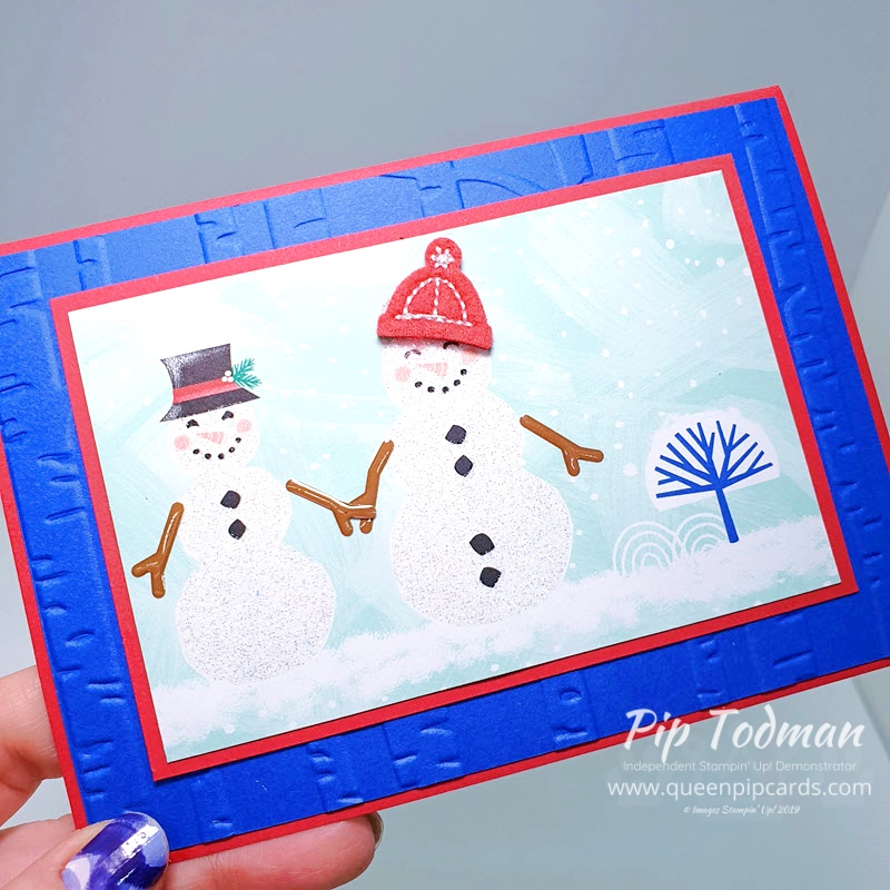 Let It Snow 5 Ways in 30 minutes with my video today!! Pip Todman www.queenpipcards.com Stampin' Up! Independent Demonstrator UK