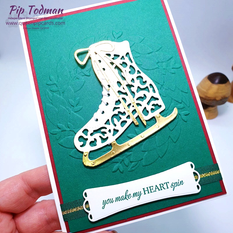 Maui Achievers Blog Hop with Free Skate Bundle! Fun times with a beautiful, classic stamp and die bundle. Pip Todman www.queenpipcards.com Stampin' Up! Independent Demonstrator UK 