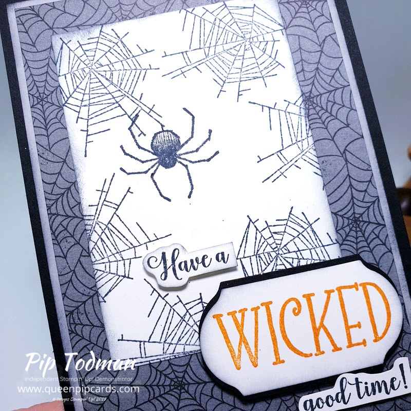 Wickedly Good Halloween Cards with Monster Bash papers from Stampin' Up! Pip Todman www.queenpipcards.com Stampin' Up! Independent Demonstrator UK 