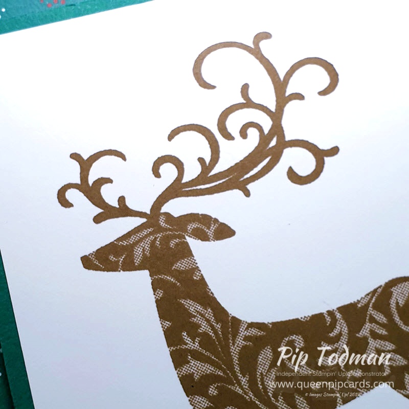 Dashing Deer and Ice Skates! Not together, but beautiful nonetheles. Plus a great tip about 2 background design papers. Pip Todman www.queenpipcards.com Stampin' Up! Independent Demonstrator UK 