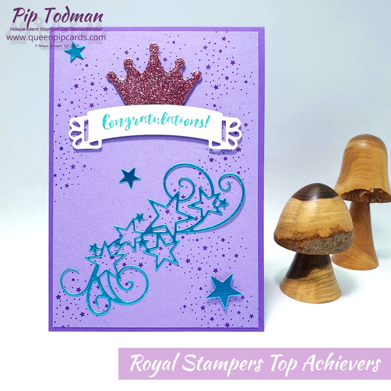 Pip Todman Stampin Up Demonstrator Royal Stampers Top Achievers Card